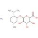 Mentholglucuronic acid ammonium salt (CAS 104874-25-1) - chemical structure image