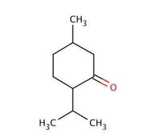Menthone (CAS 10458-14-7) - chemical structure image
