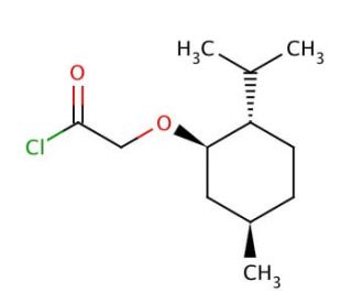 (&minus;)-Menthoxyacetyl chloride (CAS 15356-62-4) - chemical structure image
