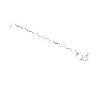 MeO-dPEG(8)-NHS (CAS 756525-90-3) - chemical structure image