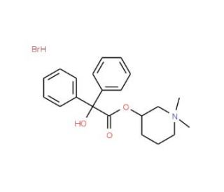 Mepenzolate Bromide (CAS 76-90-4) - chemical structure image