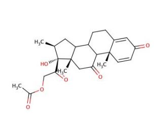 Meprednisone Acetate - chemical structure image