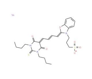 Merocyanine 540 (CAS 62796-23-0) - chemical structure image