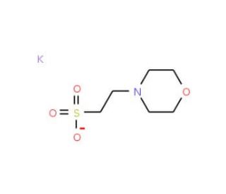 MES potassium salt (CAS 39946-25-3) - chemical structure image