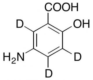 Mesalazine-d3 (CAS 1309283-32-6) - chemical structure image