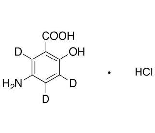 Mesalazine-d3 Hydrochloride (CAS 1346601-18-0) - chemical structure image