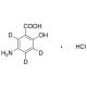 Mesalazine-d3 Hydrochloride (CAS 1346601-18-0) - chemical structure image