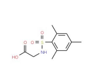 [(mesitylsulfonyl)amino]acetic acid - chemical structure image