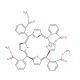 meso-Tetra (2-carboxyphenyl) porphine tetramethyl ester - chemical structure image