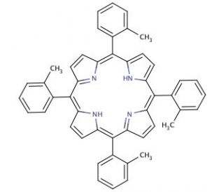 meso-Tetra(2-methylphenyl) porphine - chemical structure image