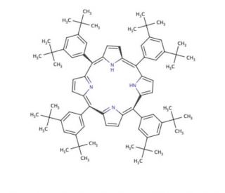 meso-Tetra-(3,5-di-t-butylphenyl)porphine (CAS 89372-90-7) - chemical structure image