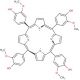meso-Tetra(3-methoxy-4-hydroxyphenyl) porphine - chemical structure image