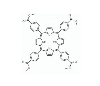 meso-Tetra(4-carboxyphenyl)porphine tetramethyl ester (CAS 22112-83-0) - chemical structure image