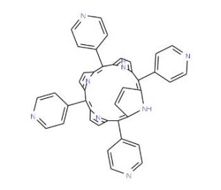 meso-Tetra(4-pyridyl)porphine (CAS 16834-13-2) - chemical structure image
