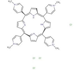 meso-Tetra (N-methyl-4-pyridyl) porphine tetrachloride - chemical structure image