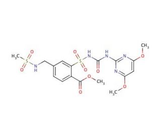 Mesosulfuron-methyl (CAS 208465-21-8) - chemical structure image