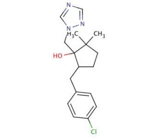 Metconazole (CAS 125116-23-6) - chemical structure image