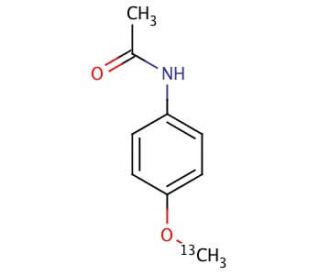Methacetin-13C (CAS 72156-70-8) - chemical structure image