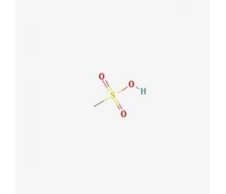 Methanesulfonic acid solution (CAS 75-75-2) - chemical structure image