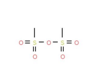 Methanesulfonic anhydride (CAS 7143-01-3) - chemical structure image