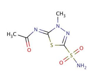 Methazolamide (CAS 554-57-4) - chemical structure image