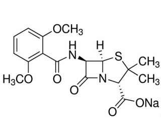 Methicillin Sodium Salt - chemical structure image