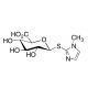 Methimazole Thio-β-D-glucuronide (CAS 39038-19-2) - chemical structure image
