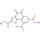 Methoxatin disodium salt (CAS 122628-50-6) - chemical structure image