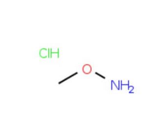 Methoxyamine hydrochloride (CAS 593-56-6) - chemical structure image