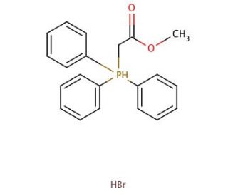 (Methoxycarbonylmethyl)triphenylphosphonium bromide (CAS 1779-58-4) - chemical structure image