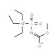 (Methoxycarbonylsulfamoyl)triethylammonium hydroxide, inner salt (CAS 29684-56-8) - chemical structure image