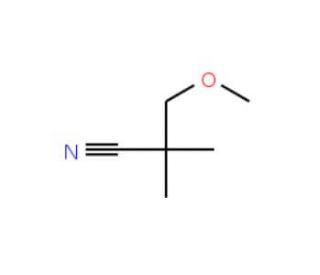Methoxypivalonitrile (CAS 99705-29-0) - chemical structure image