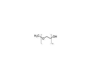 Methoxypolyethylene glycol 350 (CAS 9004-74-4) - chemical structure image