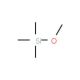 Methoxytrimethylsilane (CAS 1825-61-2) - chemical structure image