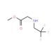 methyl [(2,2,2-trifluoroethyl)amino]acetate - chemical structure image