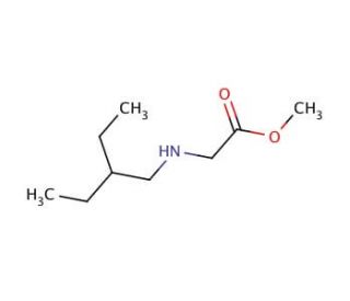 methyl [(2-ethylbutyl)amino]acetate - chemical structure image