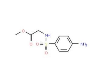 methyl {[(4-aminophenyl)sulfonyl]amino}acetate (CAS 99362-95-5) - chemical structure image