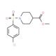 Methyl 1-[(4-chlorophenyl)sulfonyl]-4-piperidinecarboxylate - chemical structure image