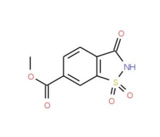 methyl 1,1,3-trioxo-2,3-dihydro-1&lambda;{6},2-benzothiazole-6-carboxylate - chemical structure image