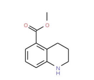 methyl 1,2,3,4-tetrahydroquinoline-5-carboxylate (CAS 939758-71-1) - chemical structure image