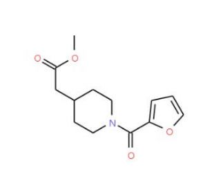 methyl [1-(2-furoyl)piperidin-4-yl]acetate - chemical structure image