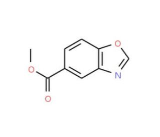 Methyl 1,3-benzoxazole-5-carboxylate (CAS 924869-17-0) - chemical structure image