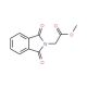 Methyl (1,3-dihydro-1,3-dioxo-2H-isoindol-2-yl)acetate (CAS 23244-58-8) - chemical structure image