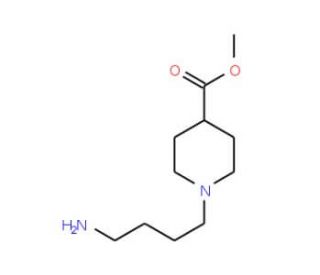 methyl 1-(4-aminobutyl)piperidine-4-carboxylate - chemical structure image