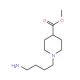methyl 1-(4-aminobutyl)piperidine-4-carboxylate - chemical structure image