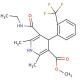 Methyl 1,4-Dihydro-4-(2′-trifluoromethyl)phenyl-pyridine-3-carboxylate-5-ethyl Carboxamide (CAS 887407-06-9) - chemical struc