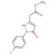 Methyl [1-(4-fluorophenyl)-5-hydroxy-1H-pyrazol-3-yl]acetate - chemical structure image