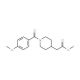 methyl [1-(4-methoxybenzoyl)piperidin-4-yl]acetate - chemical structure image