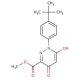 Methyl 1-[4-(tert-butyl)phenyl]-4-hydroxy-6-oxo-1,6-dihydro-3-pyridazinecarboxylate - chemical structure image