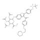Methyl-1-(4′-tert-butyldimethylsylyl-6-hydroxyraloxifene)-2,3,4-tri-O-acetyl-β-D-glycopyranuronate - chemical structure image